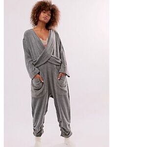 Free people Day off fleece romper